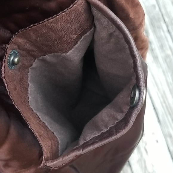 VINTAGE Banana Republic Leather Coat - Picture 14 of 15